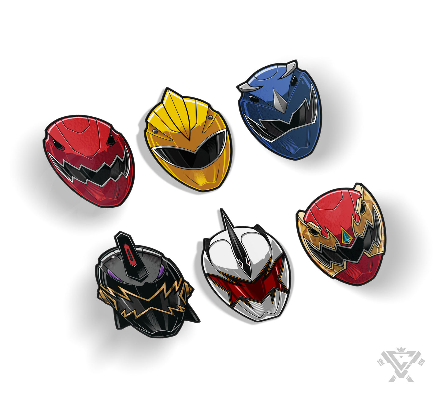 BSA-SET Blastasaur Squad SM Vinyl Sticker Pack (6 Stickers)