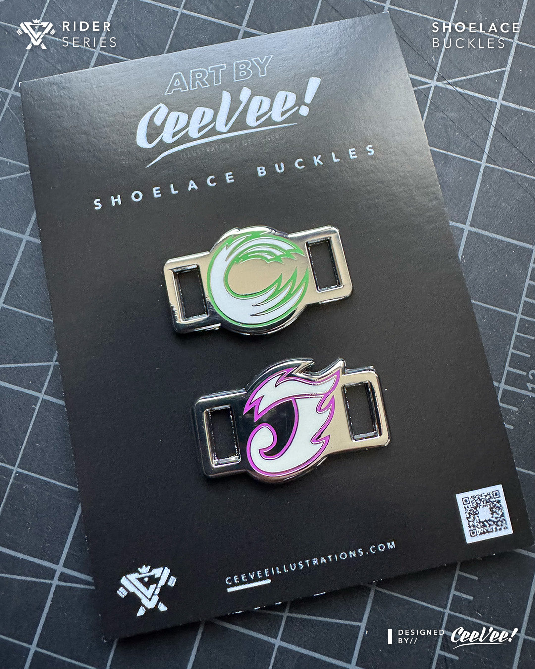 Cyclone // Joker (Silver ver.) - Shoelace Buckle Accessory