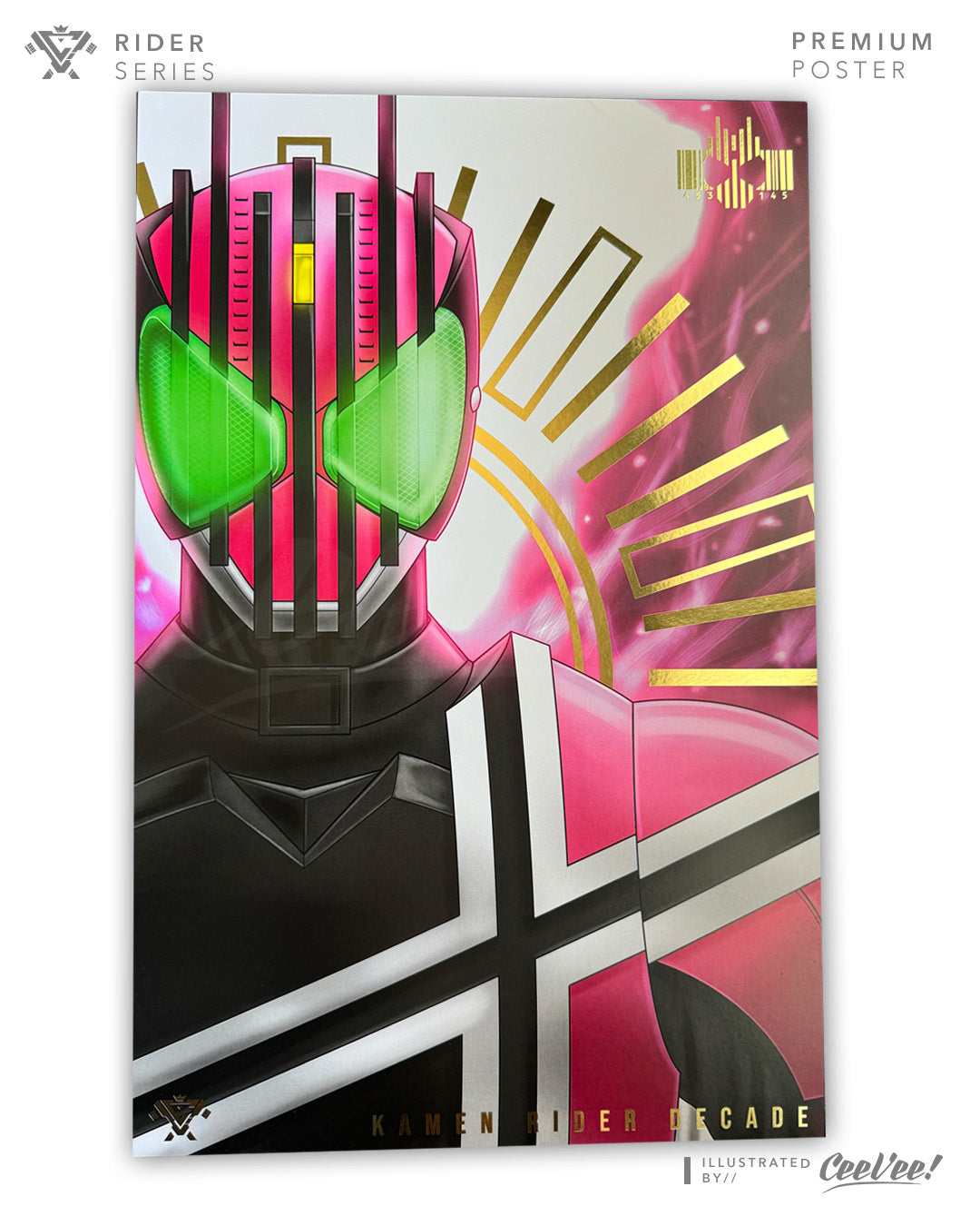 Kamen Rider Decade Premium Foil Poster - 11" x 17"