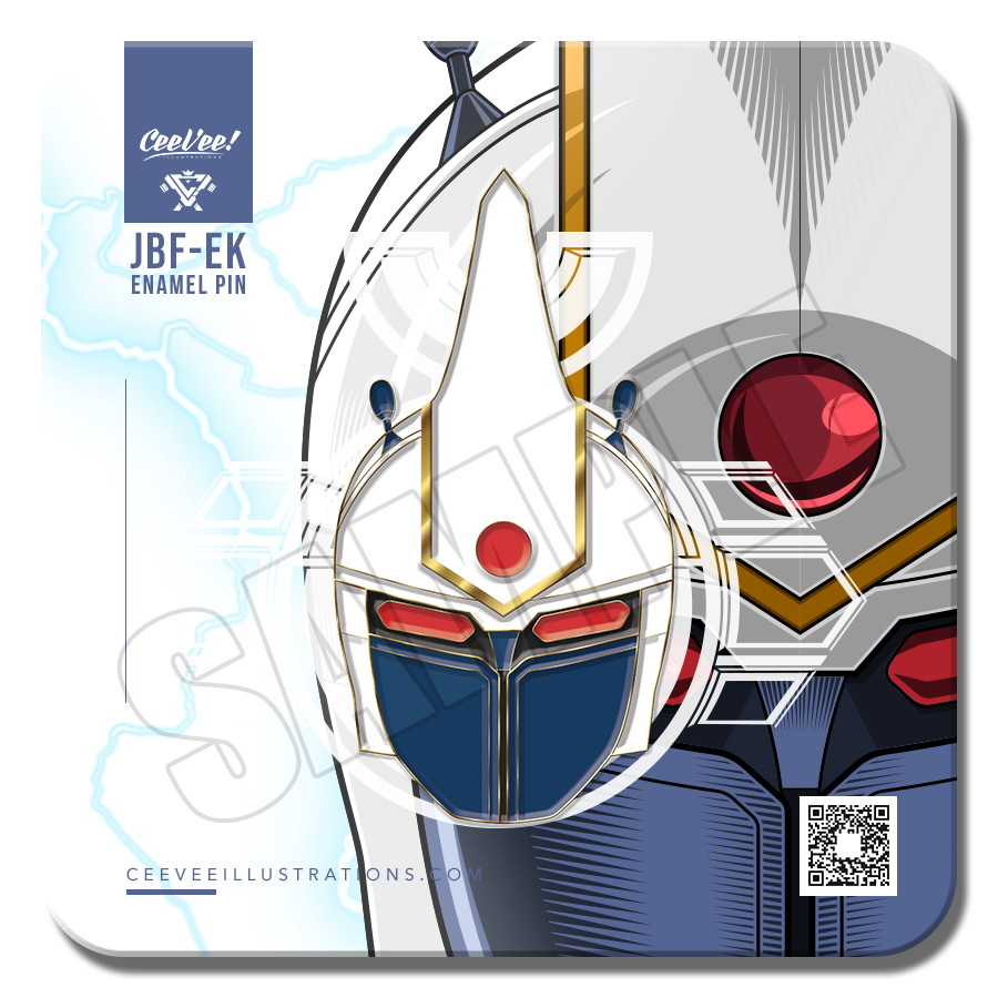 JBF-EK EXDS Kabuto - Collectible Enamel Pin