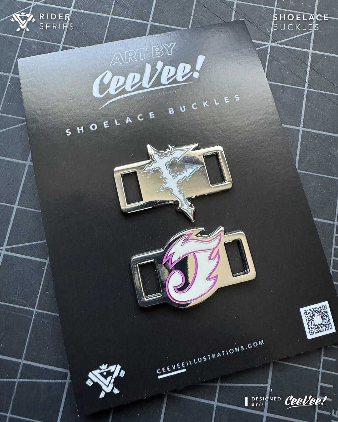 Fang // Joker (Silver ver.) - Shoelace Buckle Accessory