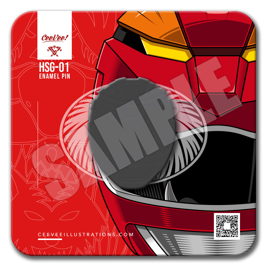 HSG-01 GaoRed - Collectible Enamel Pin ***PRE-ORDER ITEM. ESTIMATED ARRIVAL MID-OCTOBER***