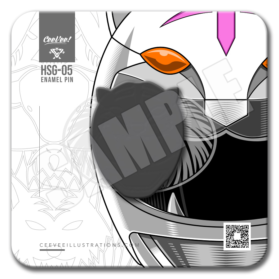 HSG-05 GaoWhite - Collectible Enamel Pin ***PRE-ORDER ITEM. ESTIMATED ARRIVAL LATE-OCTOBER***