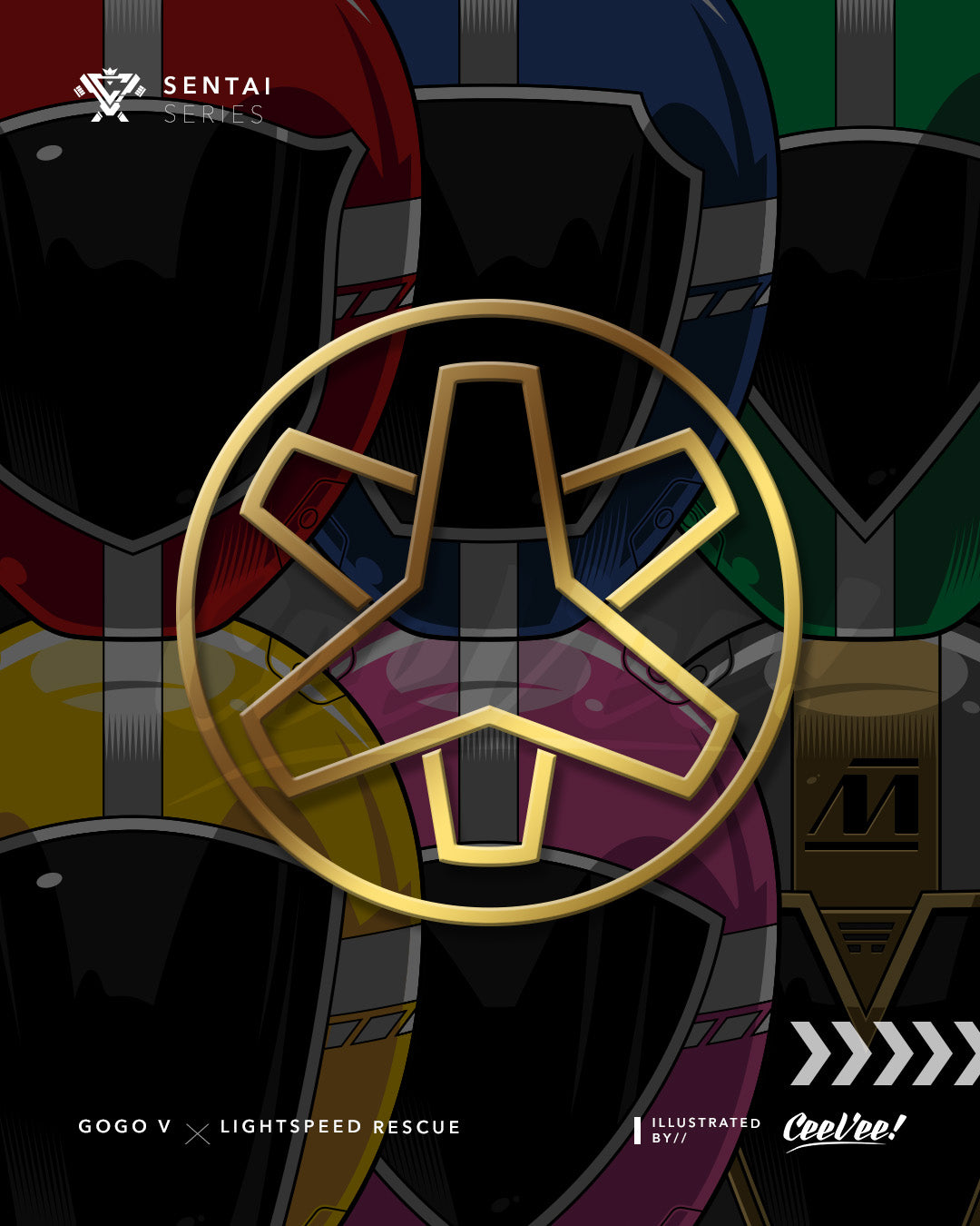 GGV-SET Rescue Squad - Collectible Enamel Pin Set (6 pins)