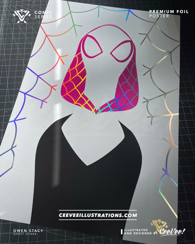 Gwen Stacy Premium Foil Poster - 11" x 17"