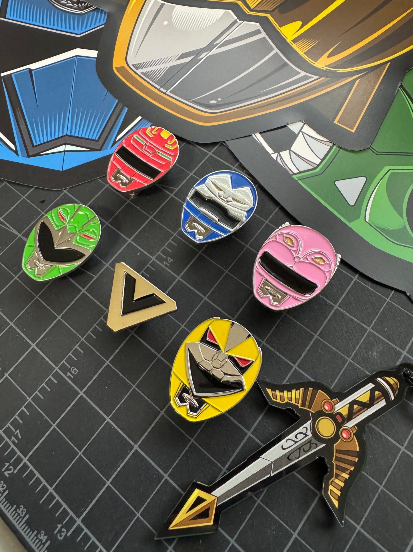 SSG-SET All-Star Beasts Collectible Enamel Pin Set (5 Pins) *BLKCBR SPECIAL*