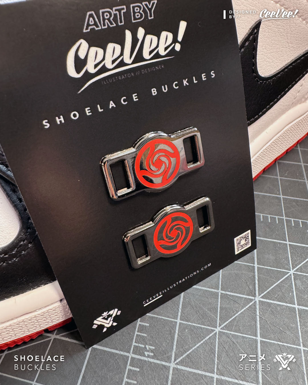 TJH Crest - Shoelace Buckle Accessory