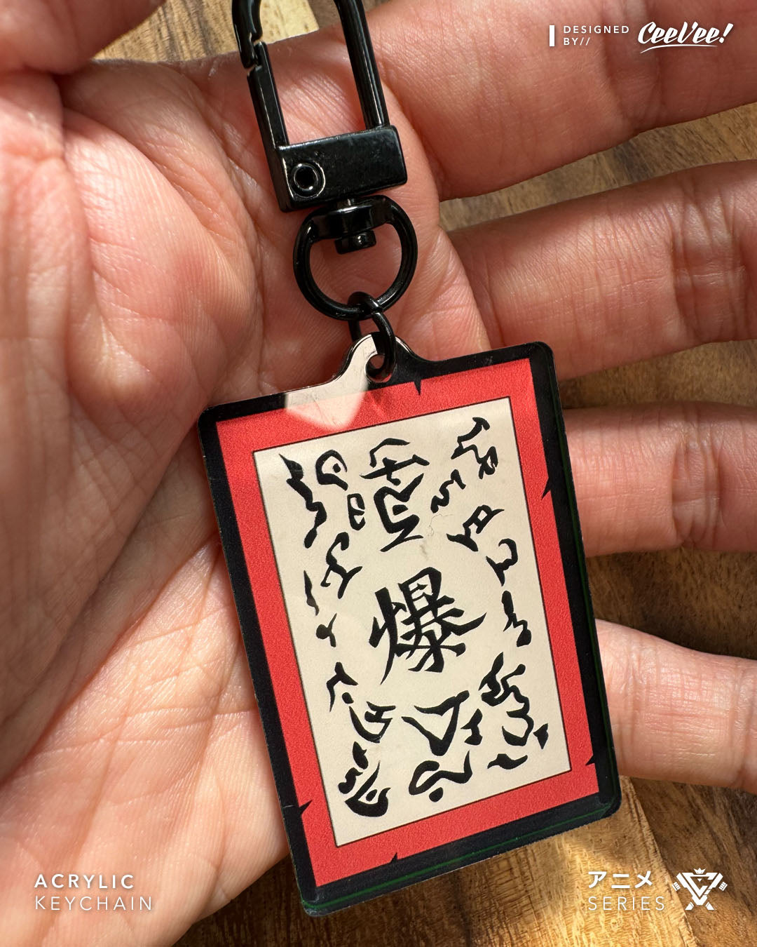 Kibaku Fuda - Acrylic Keychain Charm