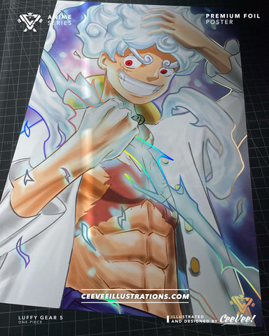 Kaiho no Senshi Premium Holofoil Poster - 11" x 17"