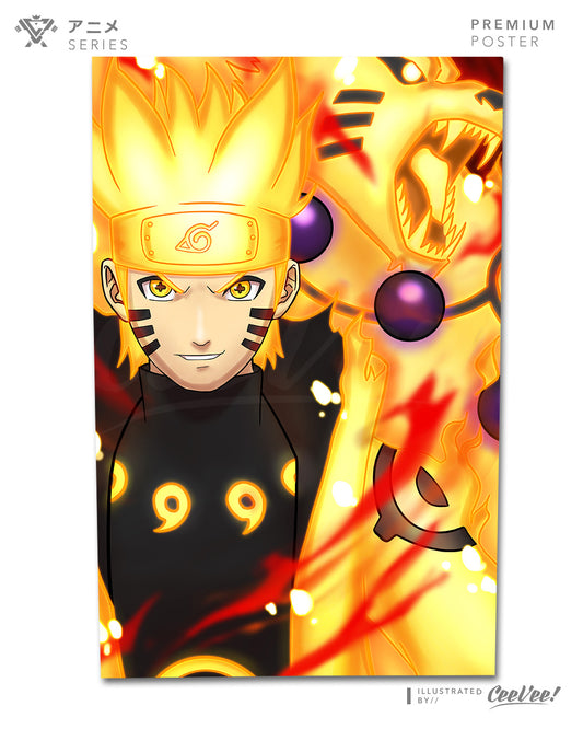 Sage of the Six Paths Premium Foil Poster - 11" x 17"