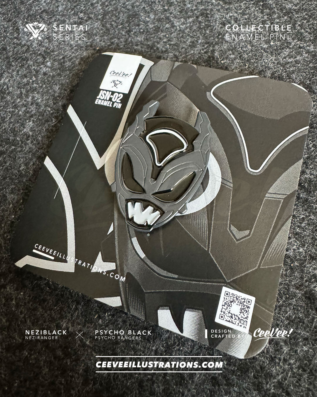 JSN-02 NeziBlack - Collectible Enamel Pin