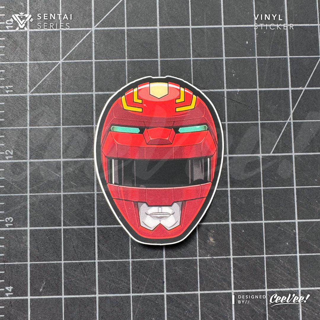 SSG-01 GingaRed - Small Vinyl Sticker