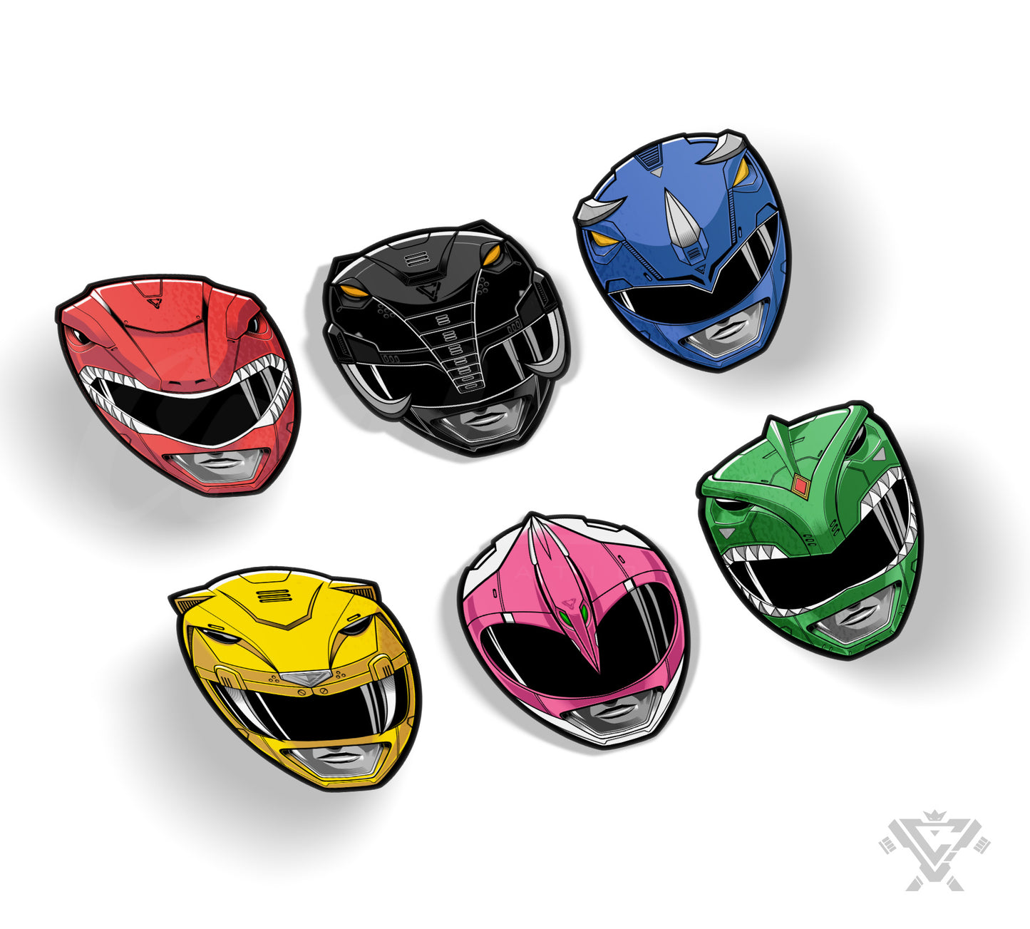 ZYU-SET Zyusquad 3" Vinyl Sticker Pack (6 Stickers) (Updated)