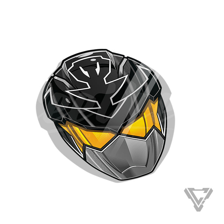 KSG-GS GokaiSilver - 3"x 3" Premium Foil Sticker