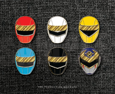 NSK-SET Ninja Squad  - Soft Enamel Collectible Pin Set (6 pins)