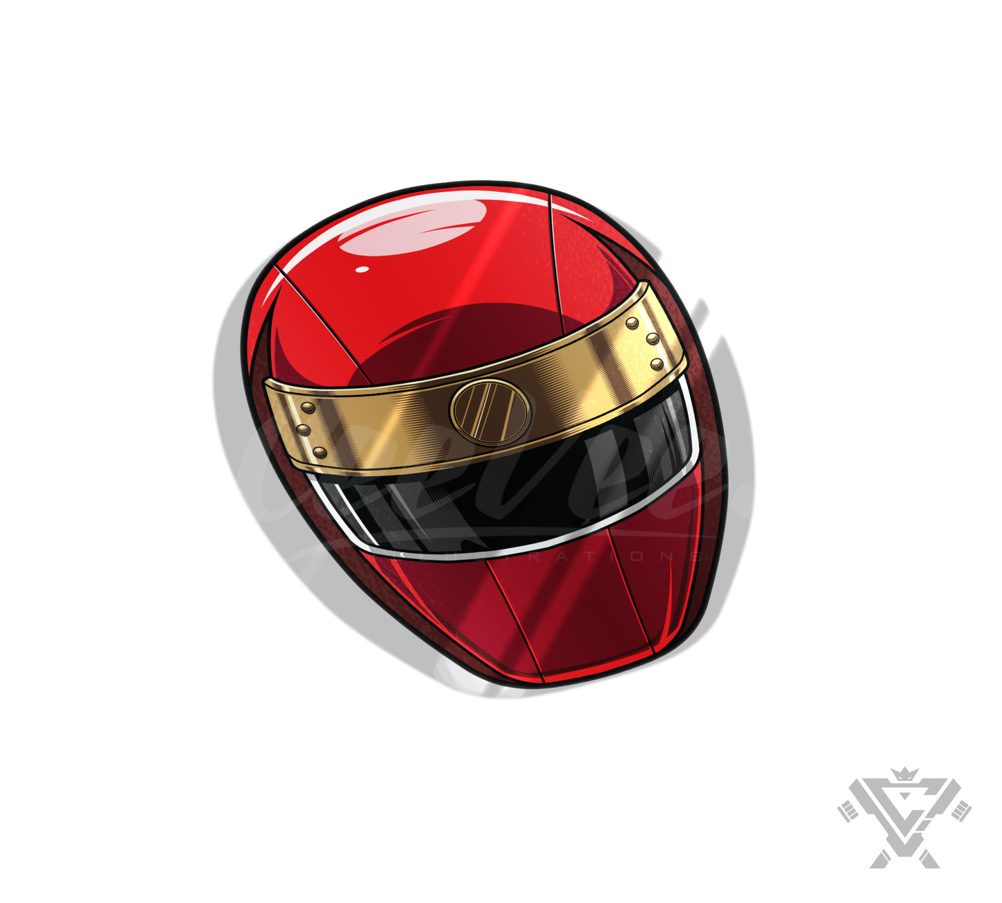 NSK-01 Ninjared - 3"x 3" Vinyl Sticker