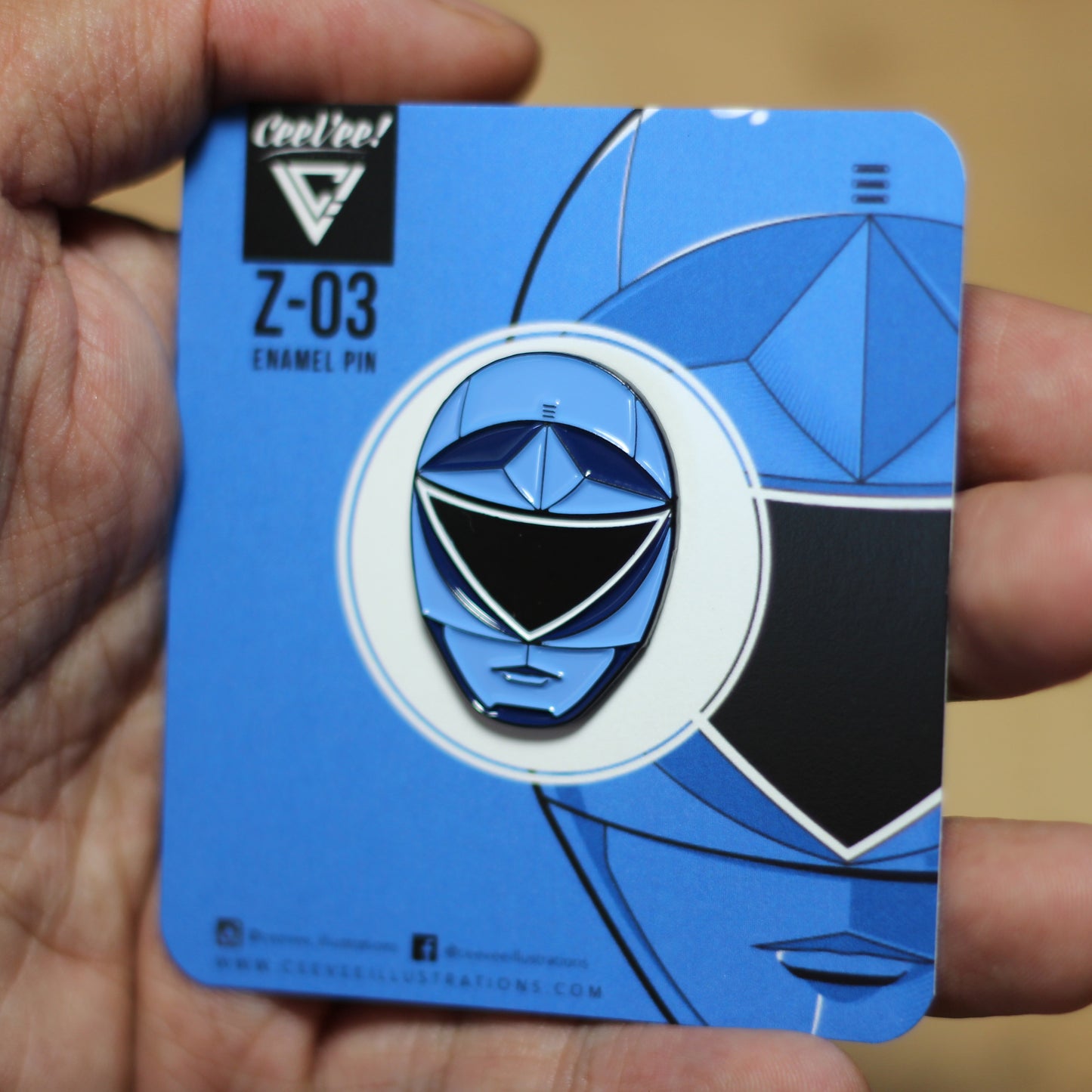 Z-03 SP Squadron Blue - Soft Enamel Collectible Pin