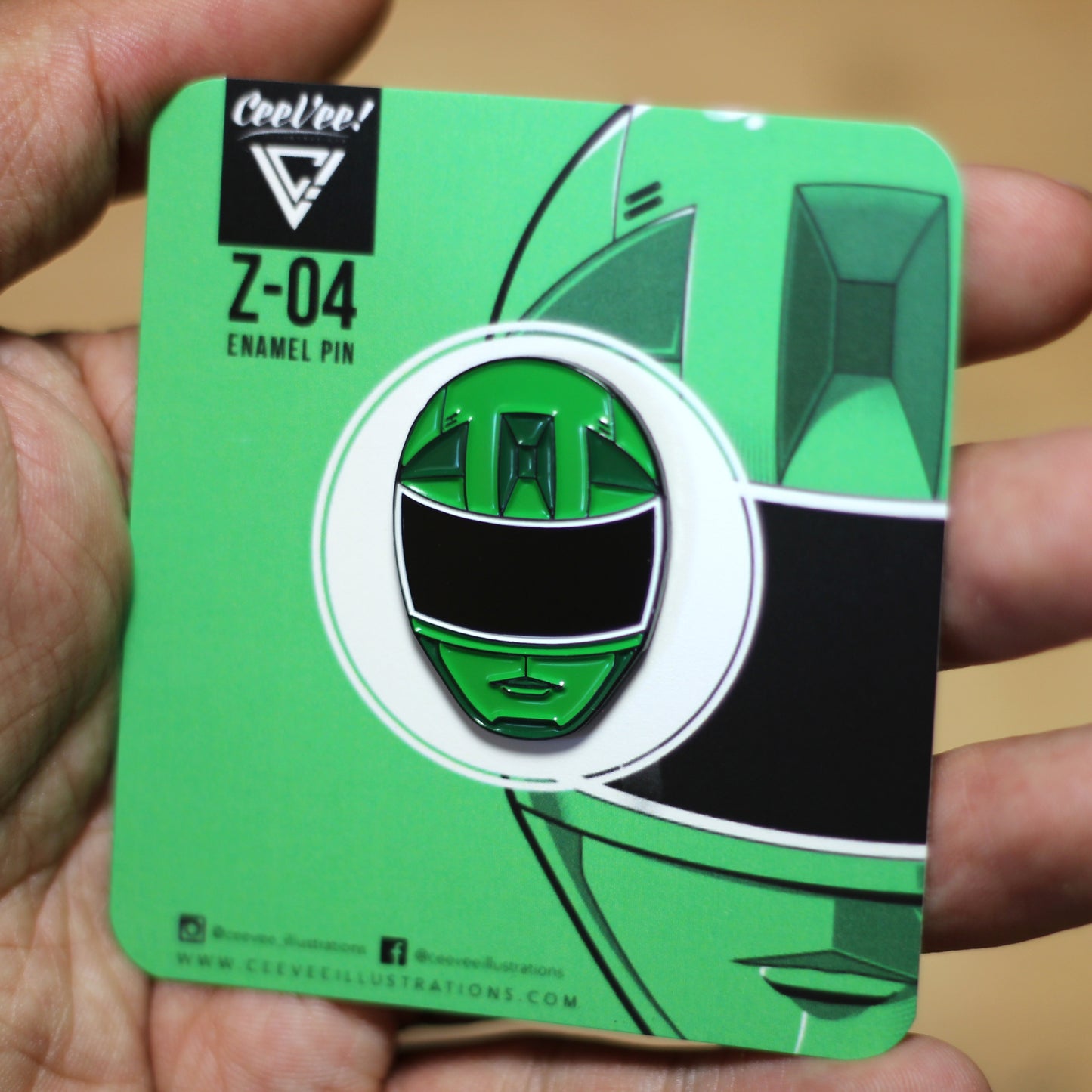 Z-04 SP Squadron Green - Soft Enamel Collectible Pin