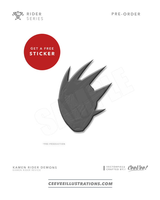 KRR-SG Demons Collectible Enamel Pin ***PRE-ORDER ETA LATE FEB***