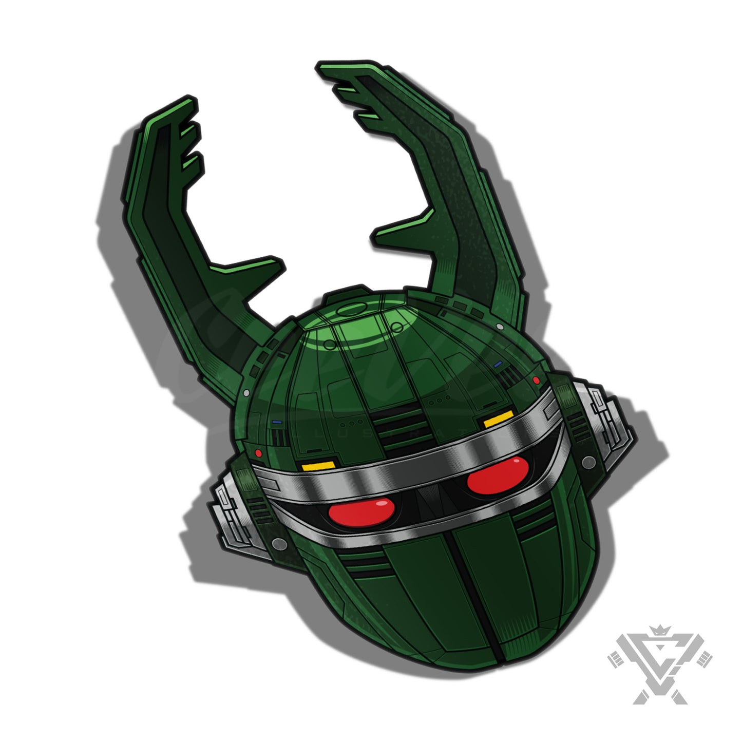 JBF-GS G-Stag - 3" x 4.75" Vinyl Sticker