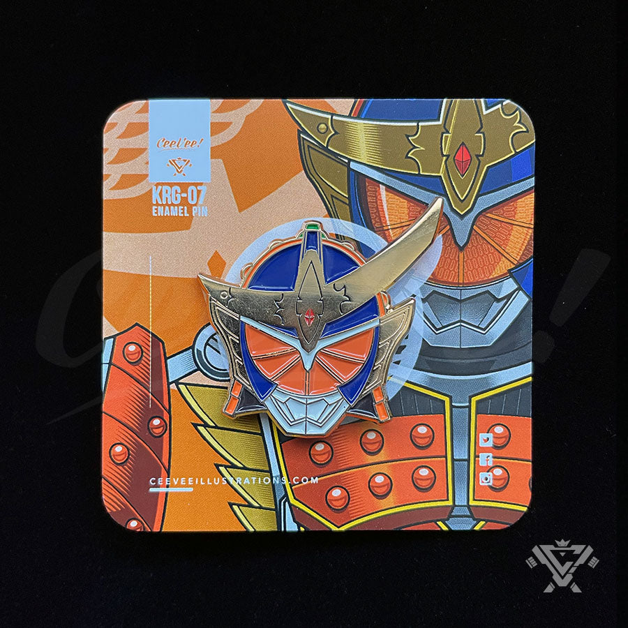 KRG-07 Kamen Rider Gaim Orange Arms Collectible Enamel Pin