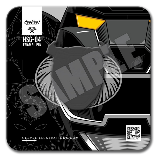 HSG-04 GaoBlack - Collectible Enamel Pin ***PRE-ORDER ITEM. ESTIMATED ARRIVAL LATE-OCTOBER***