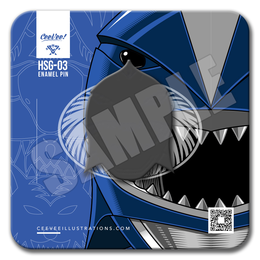 HSG-03 GaoBlue - Collectible Enamel Pin ***PRE-ORDER ITEM. ESTIMATED ARRIVAL LATE-OCTOBER***