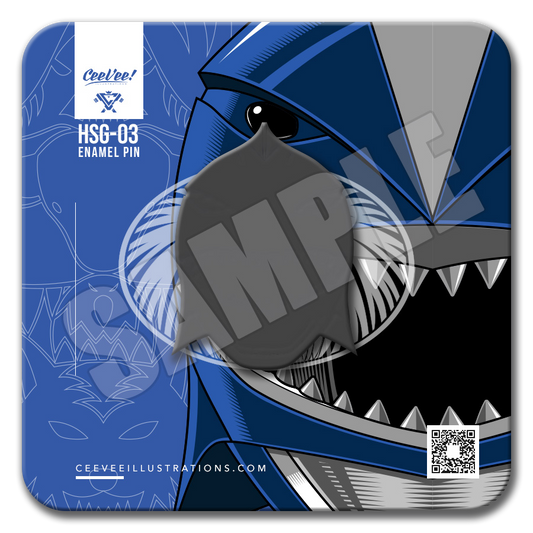 HSG-03 GaoBlue - Collectible Enamel Pin ***PRE-ORDER ITEM. ESTIMATED ARRIVAL LATE-OCTOBER***