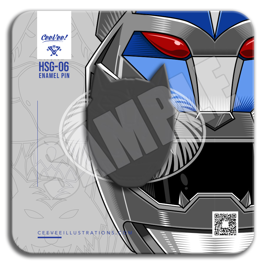 HSG-06 GaoSilver - Collectible Enamel Pin ***PRE-ORDER ITEM. ESTIMATED ARRIVAL LATE-OCTOBER***