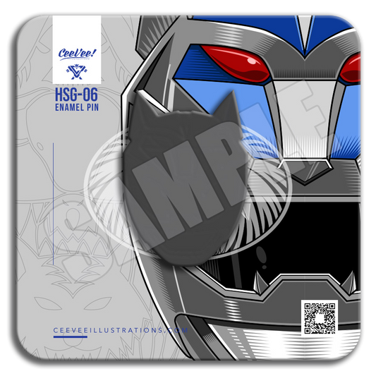 HSG-06 GaoSilver - Collectible Enamel Pin ***PRE-ORDER ITEM. ESTIMATED ARRIVAL LATE-OCTOBER***