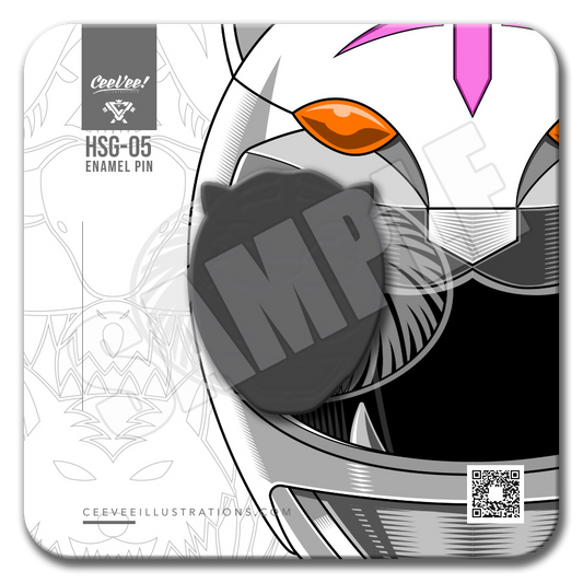 HSG-05 GaoWhite - Collectible Enamel Pin ***PRE-ORDER ITEM. ESTIMATED ARRIVAL LATE-OCTOBER***