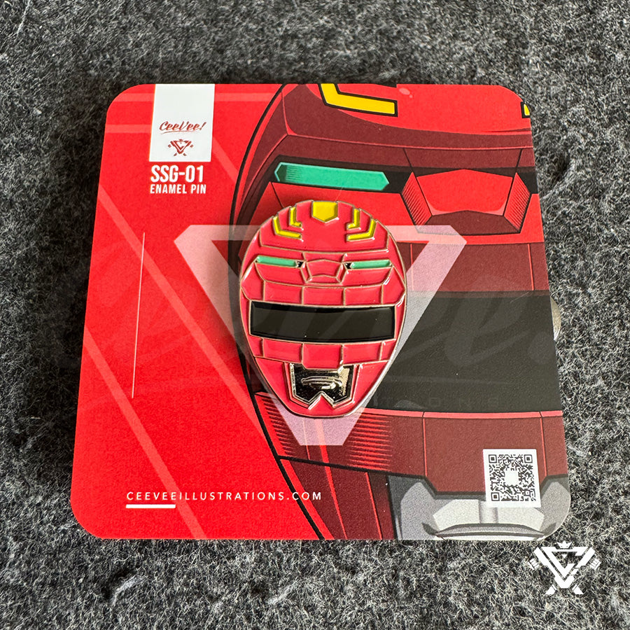SSG-01 GingaRed - Collectible Enamel Pin