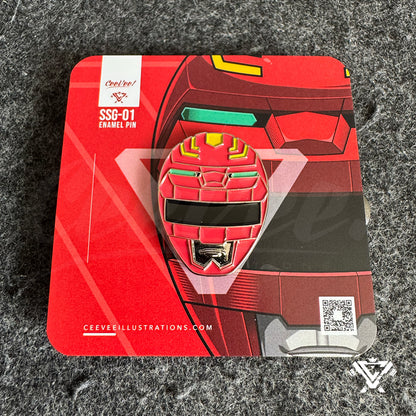 SSG-01 GingaRed - Collectible Enamel Pin