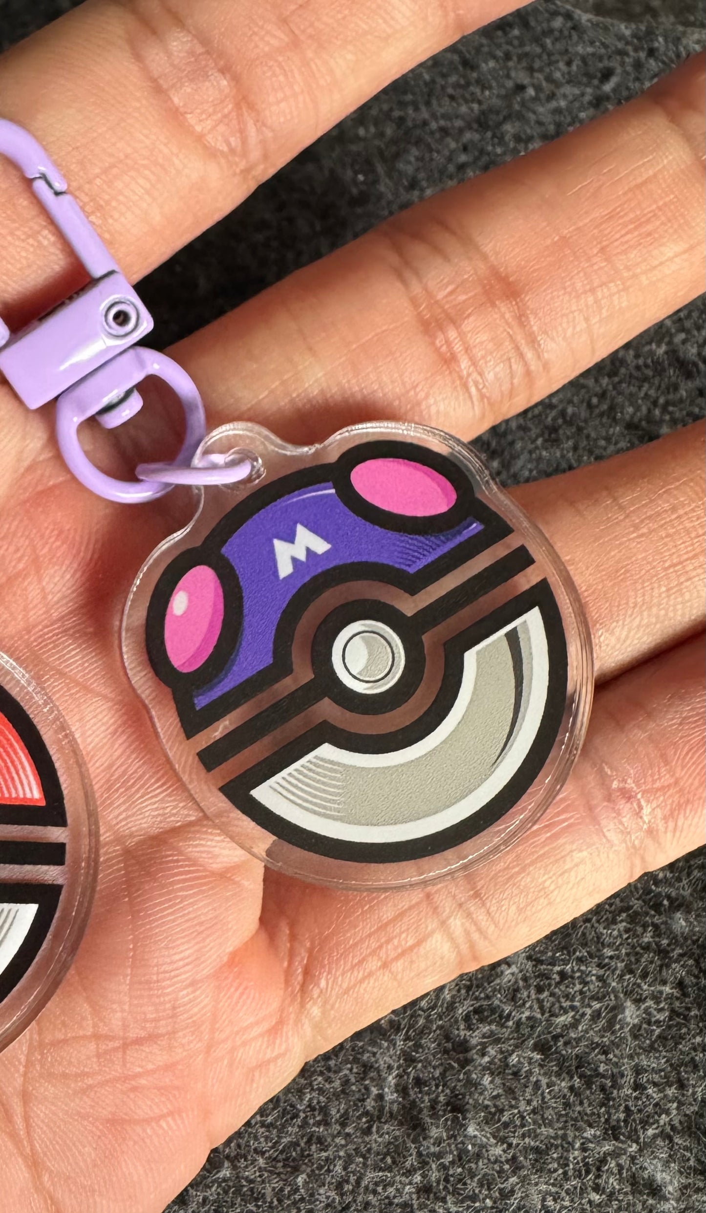 Masterball - Acrylic Keychain Charm