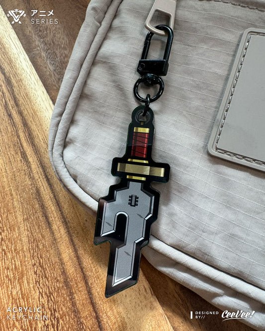 Inverted Spear of Heaven - Acrylic Keychain Charm