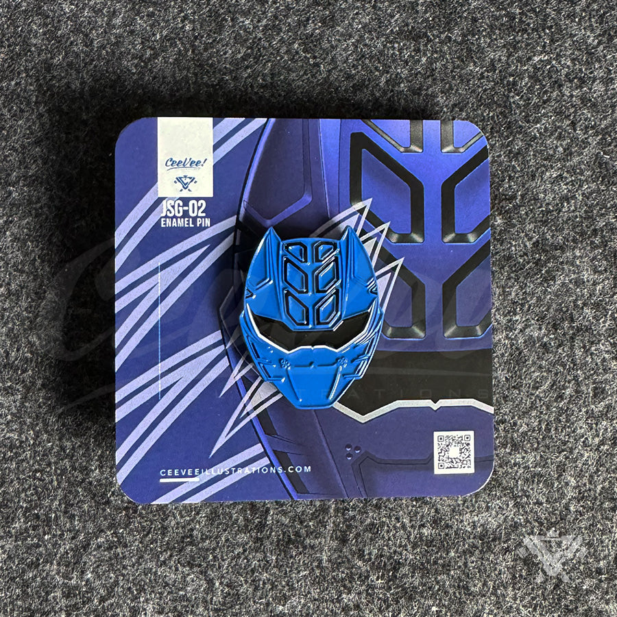 JSG-02 GekiBlue Collectible Enamel Pin