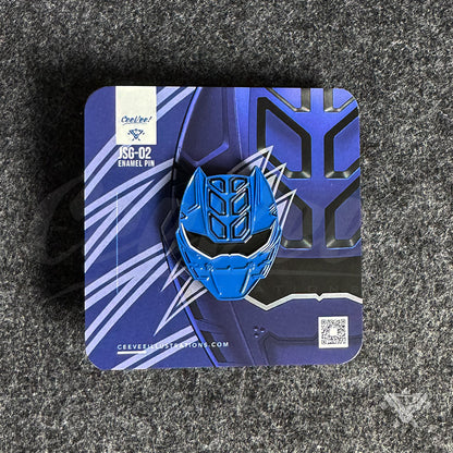 JSG-02 GekiBlue Collectible Enamel Pin