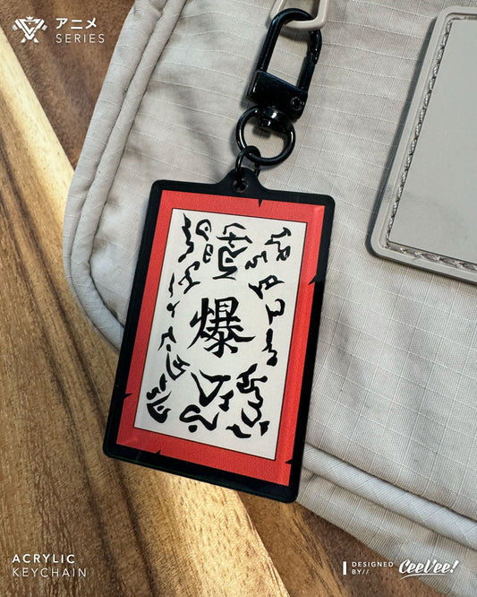 Kibaku Fuda - Acrylic Keychain Charm