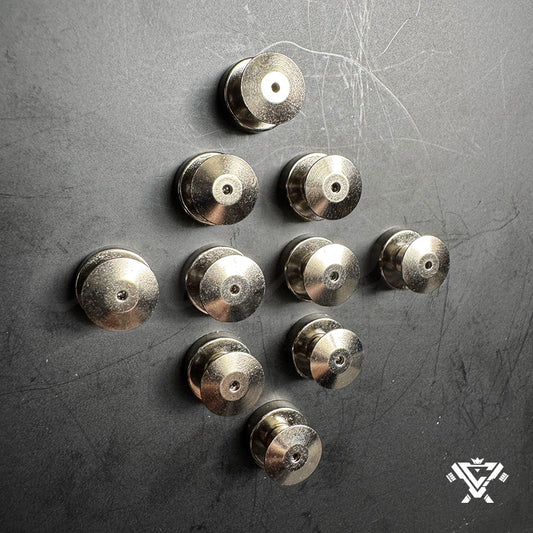 Magnetic Locking Backings (Silver)