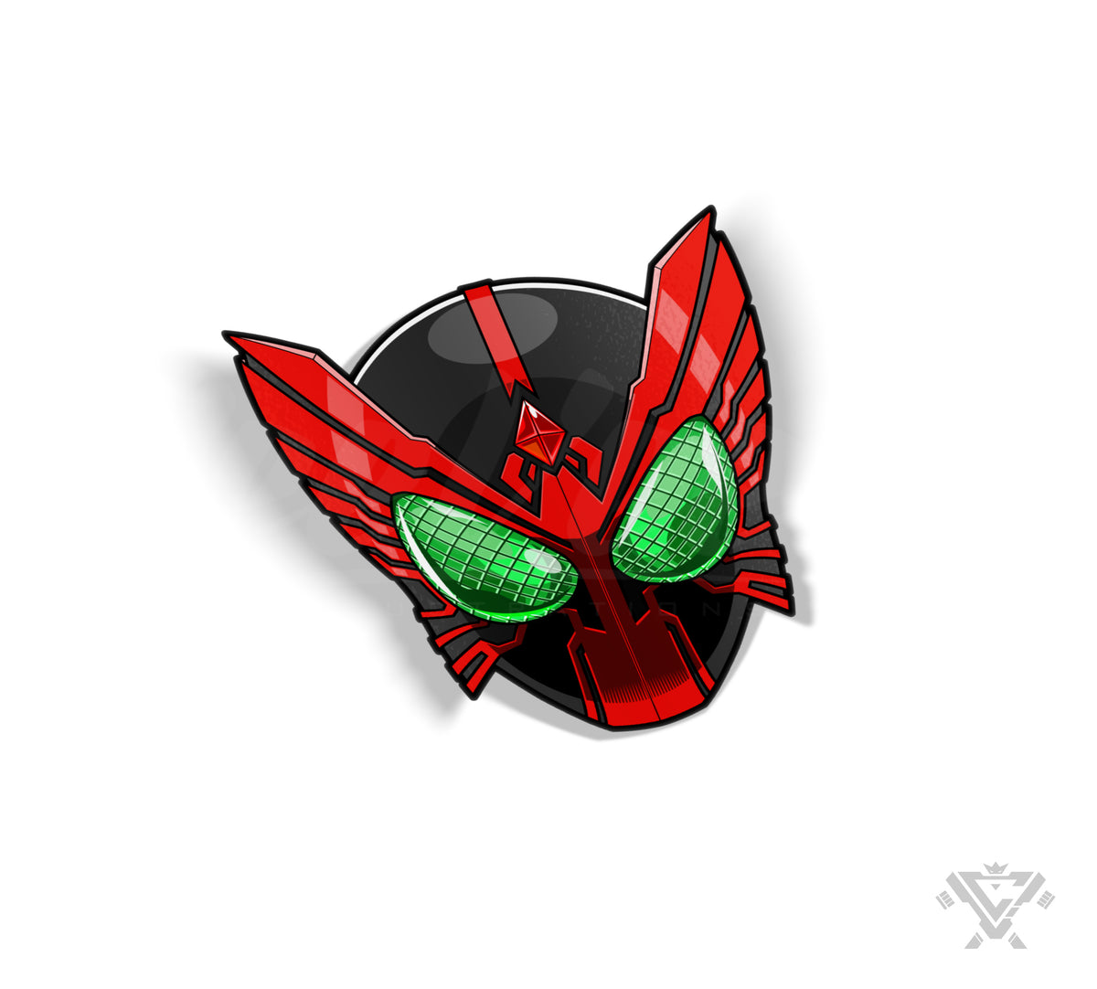 KRO-TB Kamen Rider OOO Small Vinyl Sticker