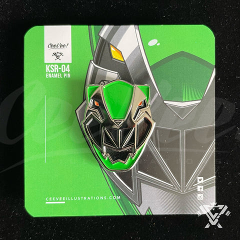 KSR-04 Ryusoul Green - Collectible Enamel Pin