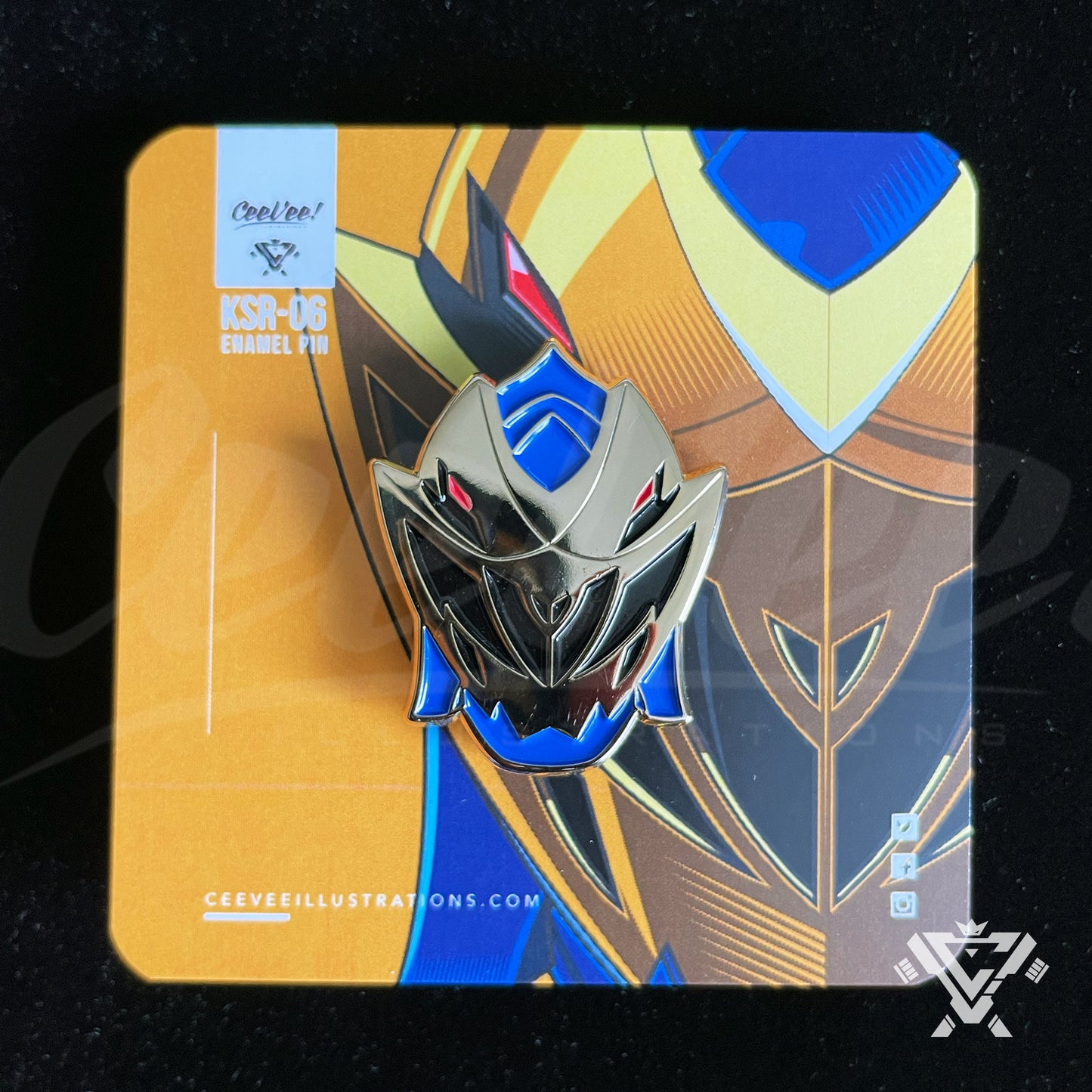 KSR-06 Ryusoul Gold - Collectible Enamel Pin