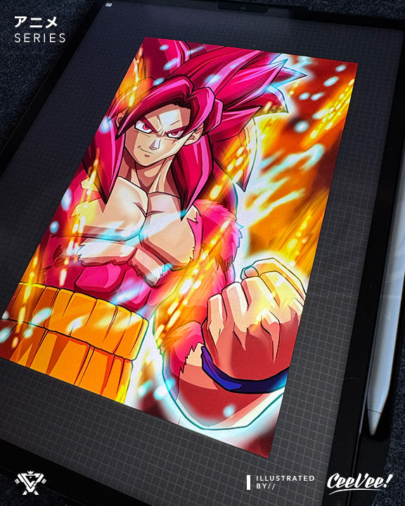 Awakened Power SS4- Premium Foil Poster - 11" x 17"