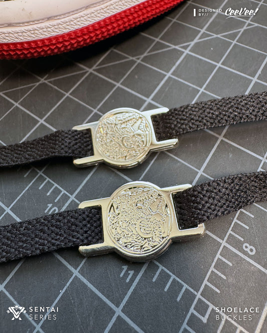 Zyusquad Insignia (Silver ver.) - Shoelace Buckle Accessory
