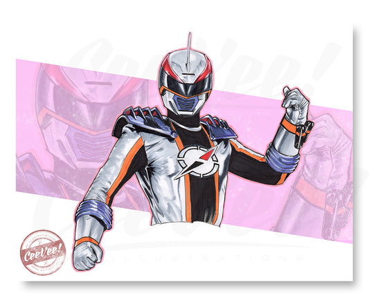 BoukenSilver - 8.5" x 11" Poster