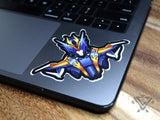 KRB-CZ Cross Z - 3"x 3" Vinyl Sticker