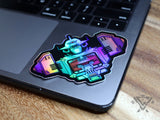 Galaxy Mega - 3"x 3" Holofoil Sticker