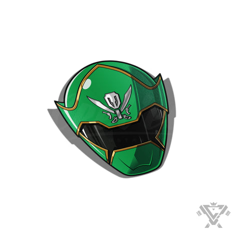 KSG-04 GokaiGreen - 3"x 3" Vinyl Sticker