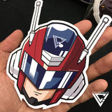 Saiyaman - 3"x 3" Vinyl Decal