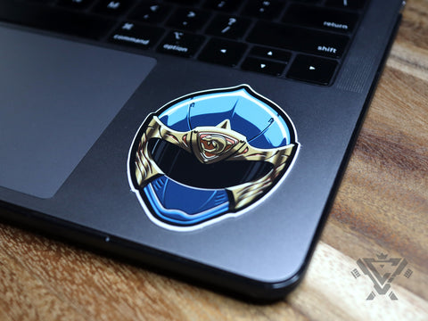 NSH-02 HurricaneBlue - 3"x 3" Vinyl Sticker